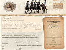 Tablet Screenshot of lovasklub.meistro.hu